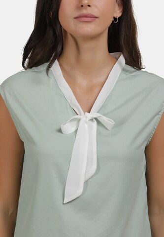 Usha Blouse in Green: front