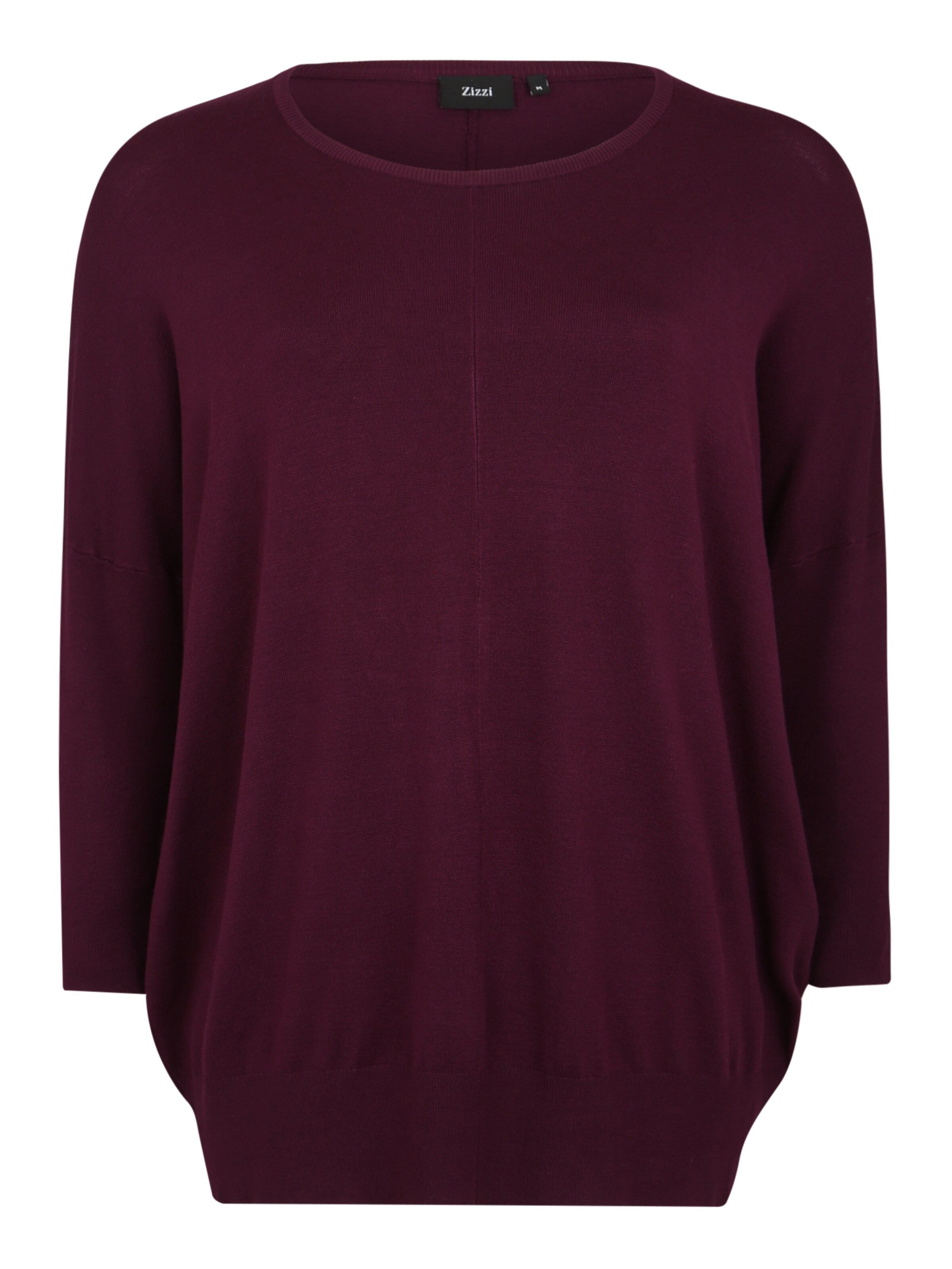 Zizzi - Trui 'Carrie' in de kleur Bordeaux