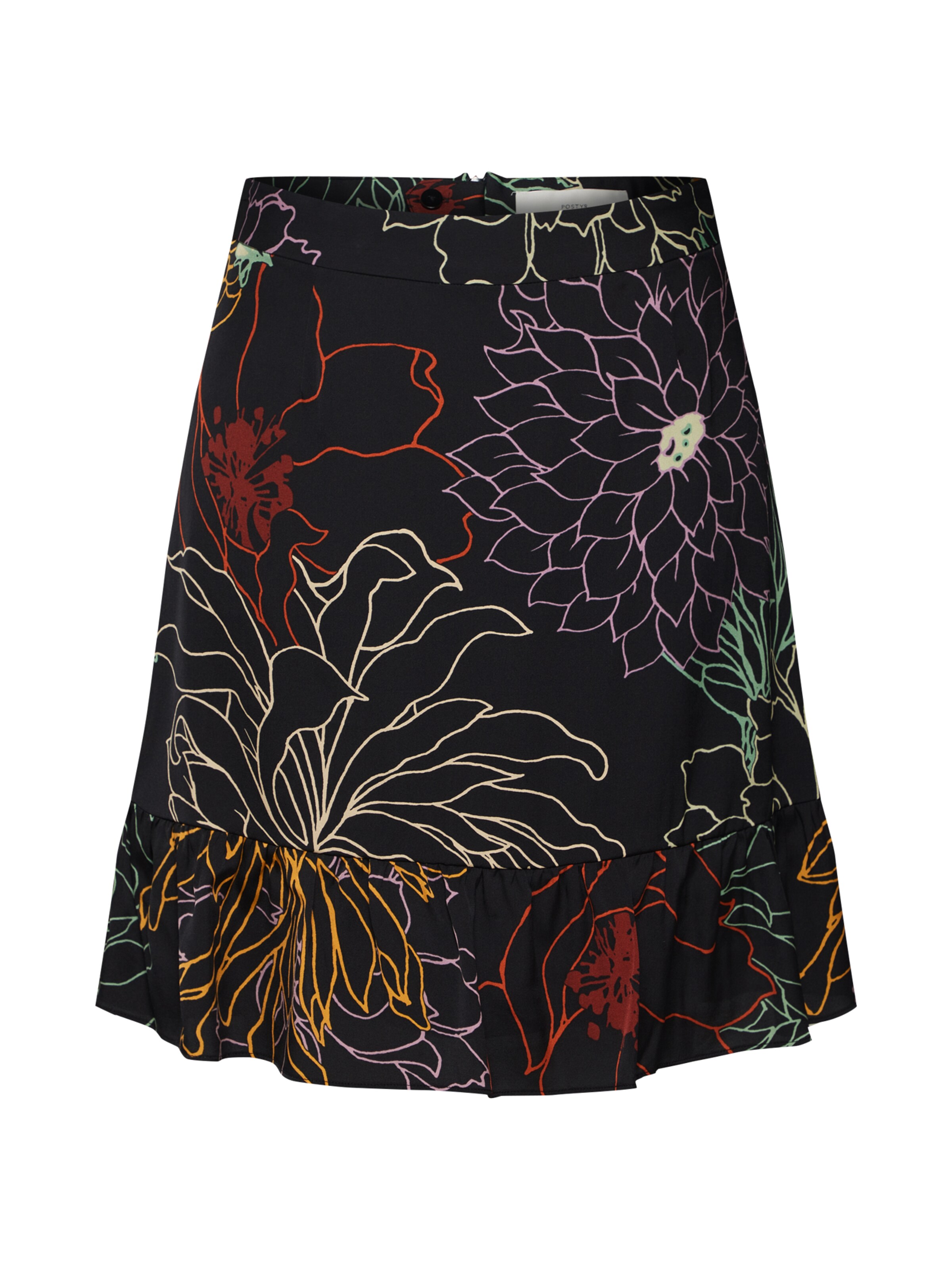 POSTYR - Rok 'SLIVIA' in de kleur Zwart