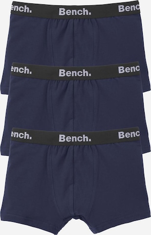 BENCH Boxershorts (3 Stück) in Blau