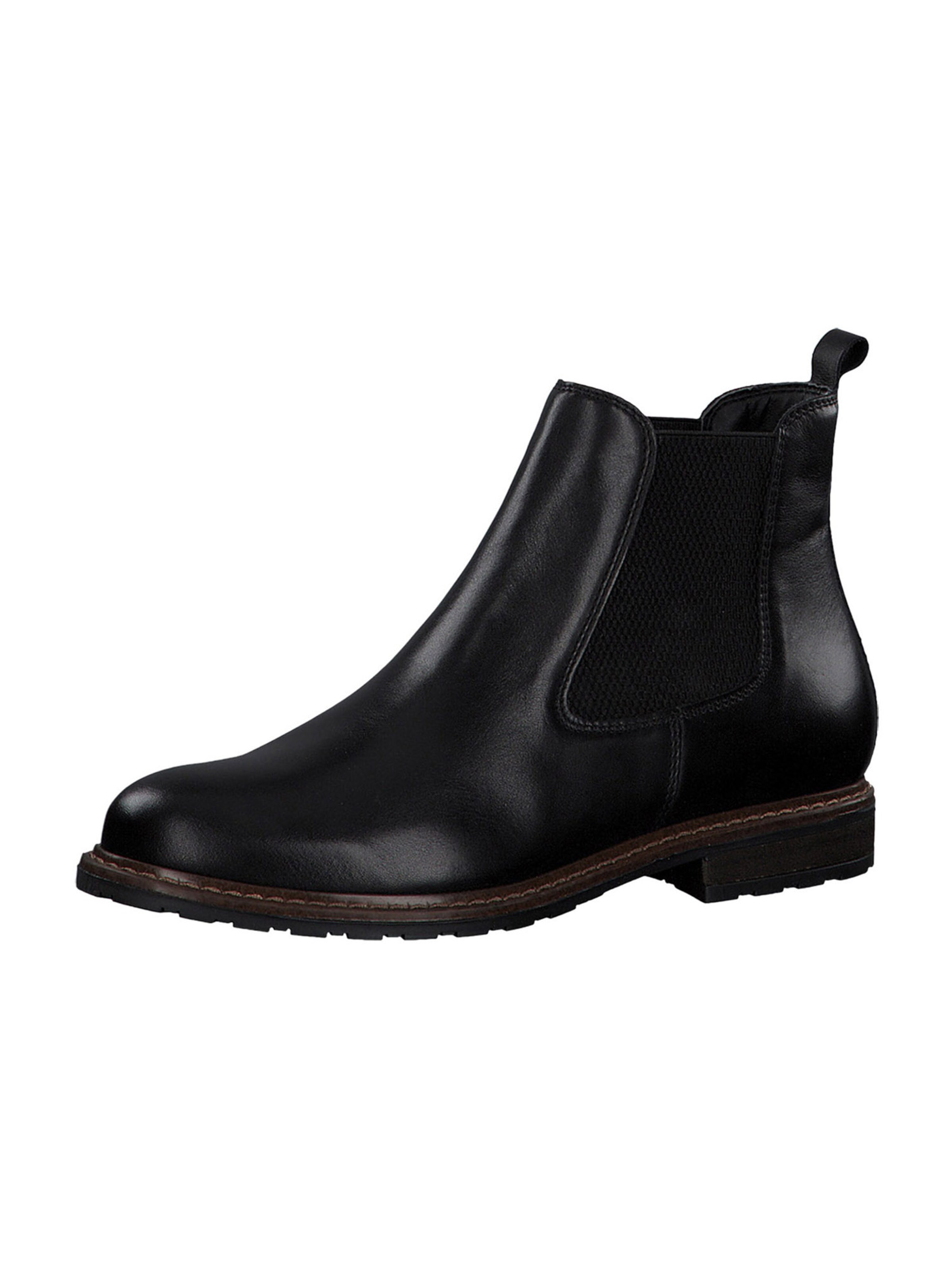 Tamaris Chelsea Boots in Black: front
