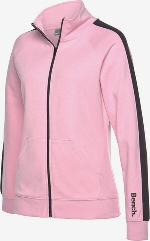 BENCH Zip-Up Hoodie in Pink