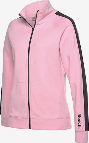 BENCH - Sudadera con cremallera en rosa