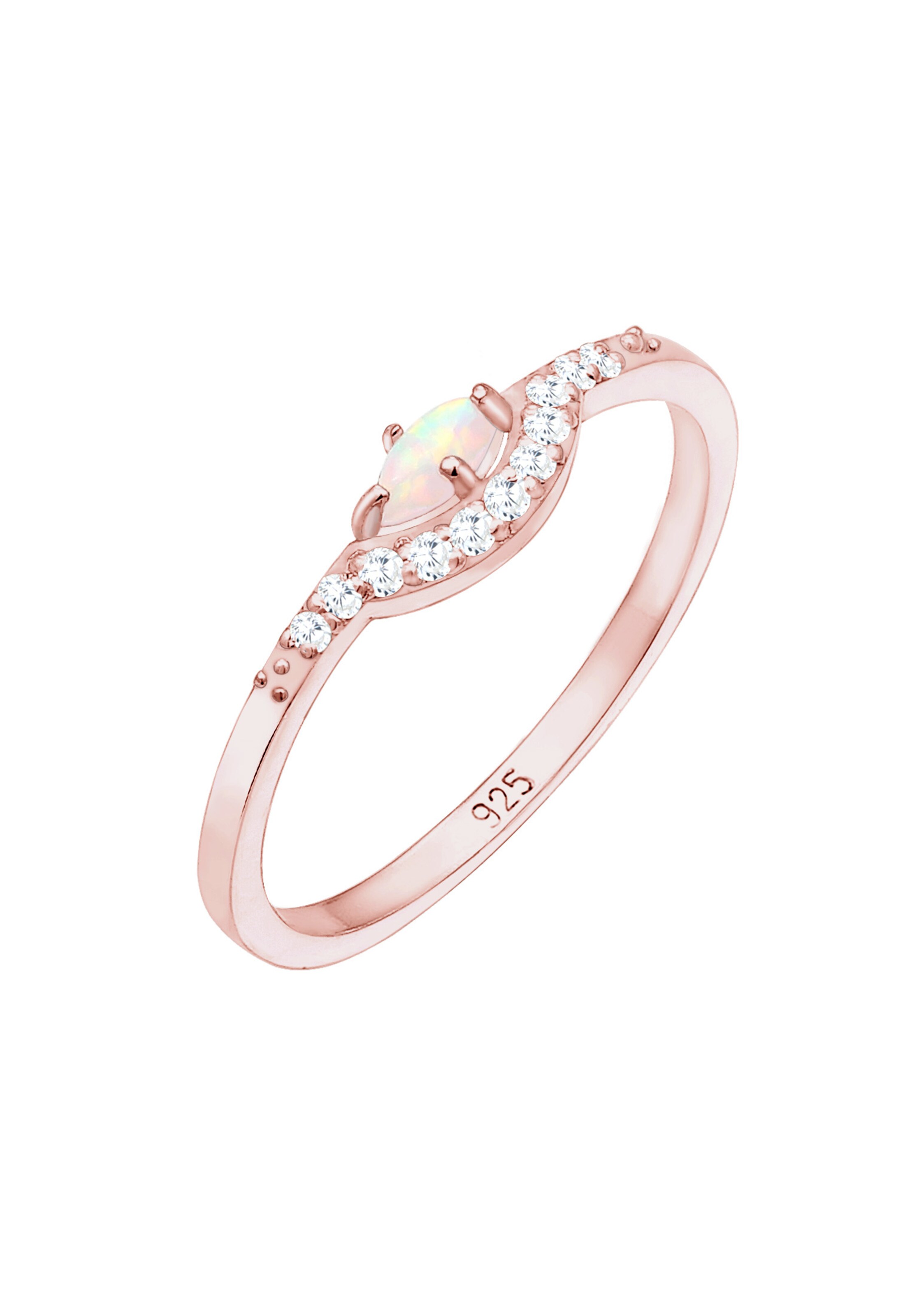 Bague 'Opal' ELLI en or : devant