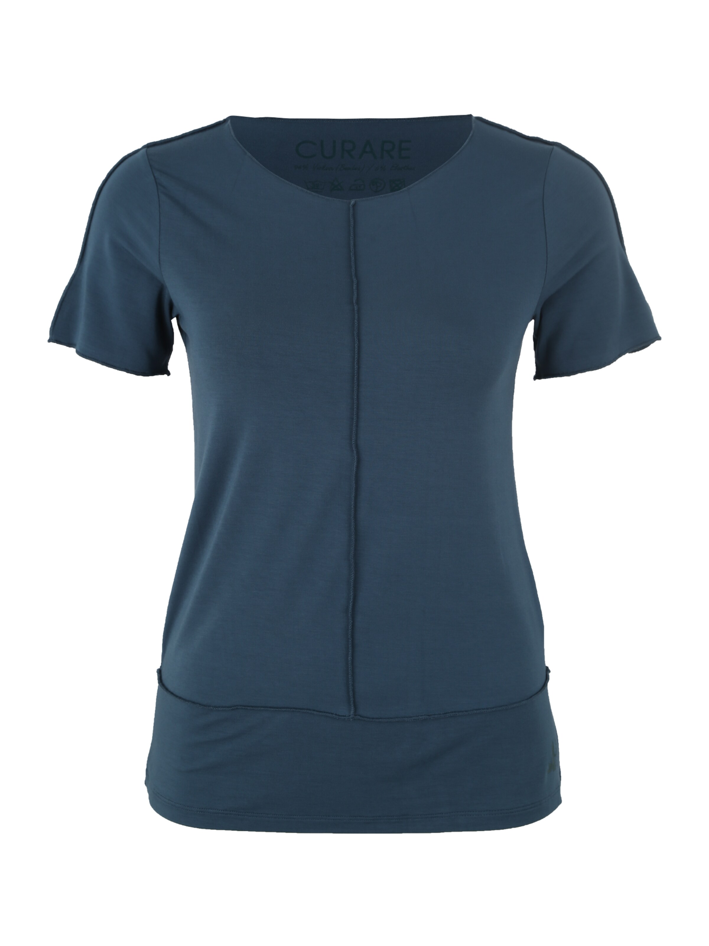 CURARE Yogawear - Functioneel shirt in de kleur Petrol