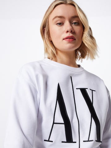 ARMANI EXCHANGE Collegepaita '8NYM02' värissä valkoinen