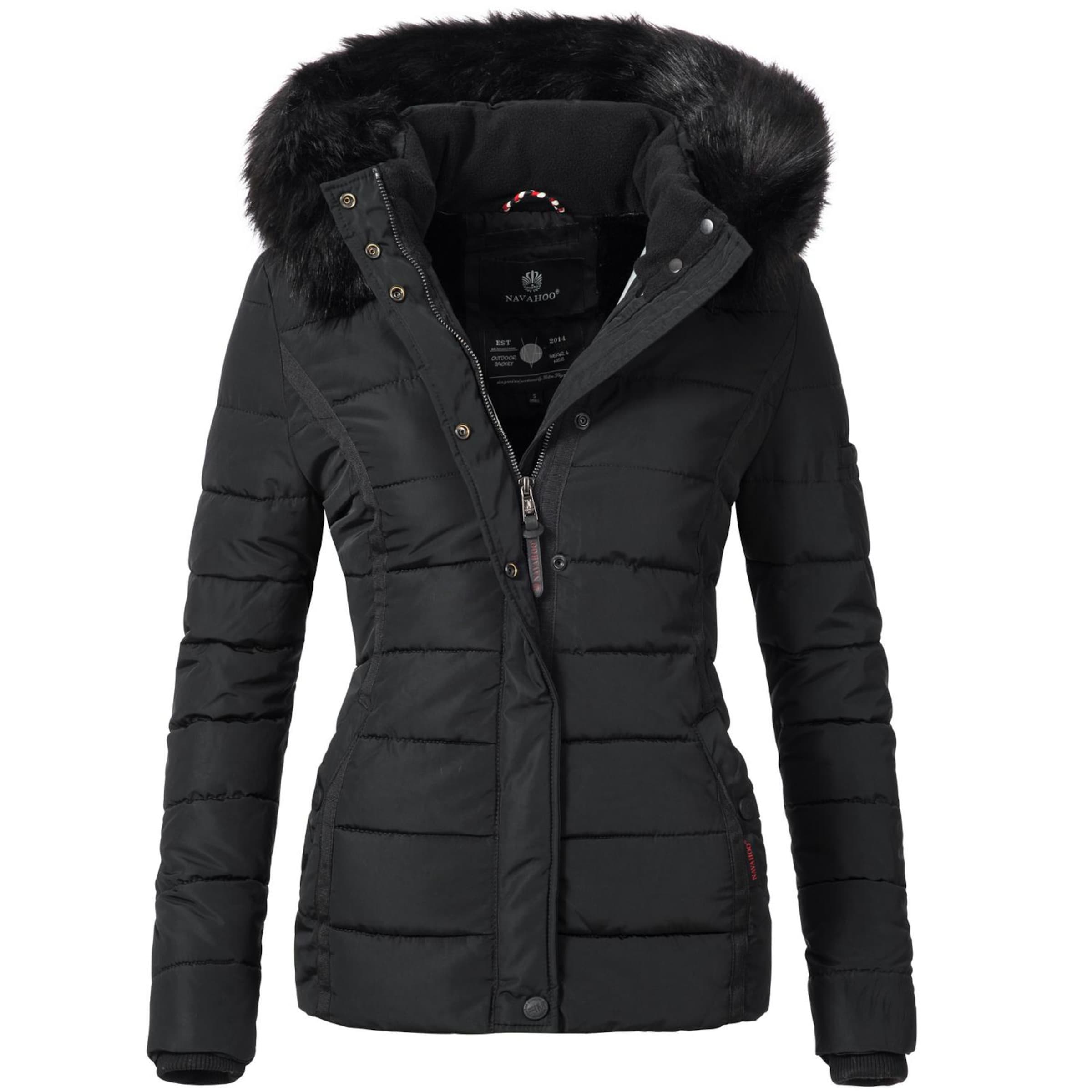 NAVAHOO Зимно яке 'Miamor' в черно: отпред