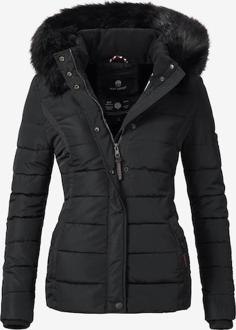 NAVAHOO Winter Jacket 'Miamor' in Black: front