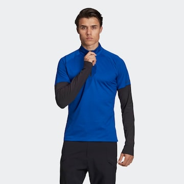 ADIDAS TERREX Performance Shirt in Blue: front