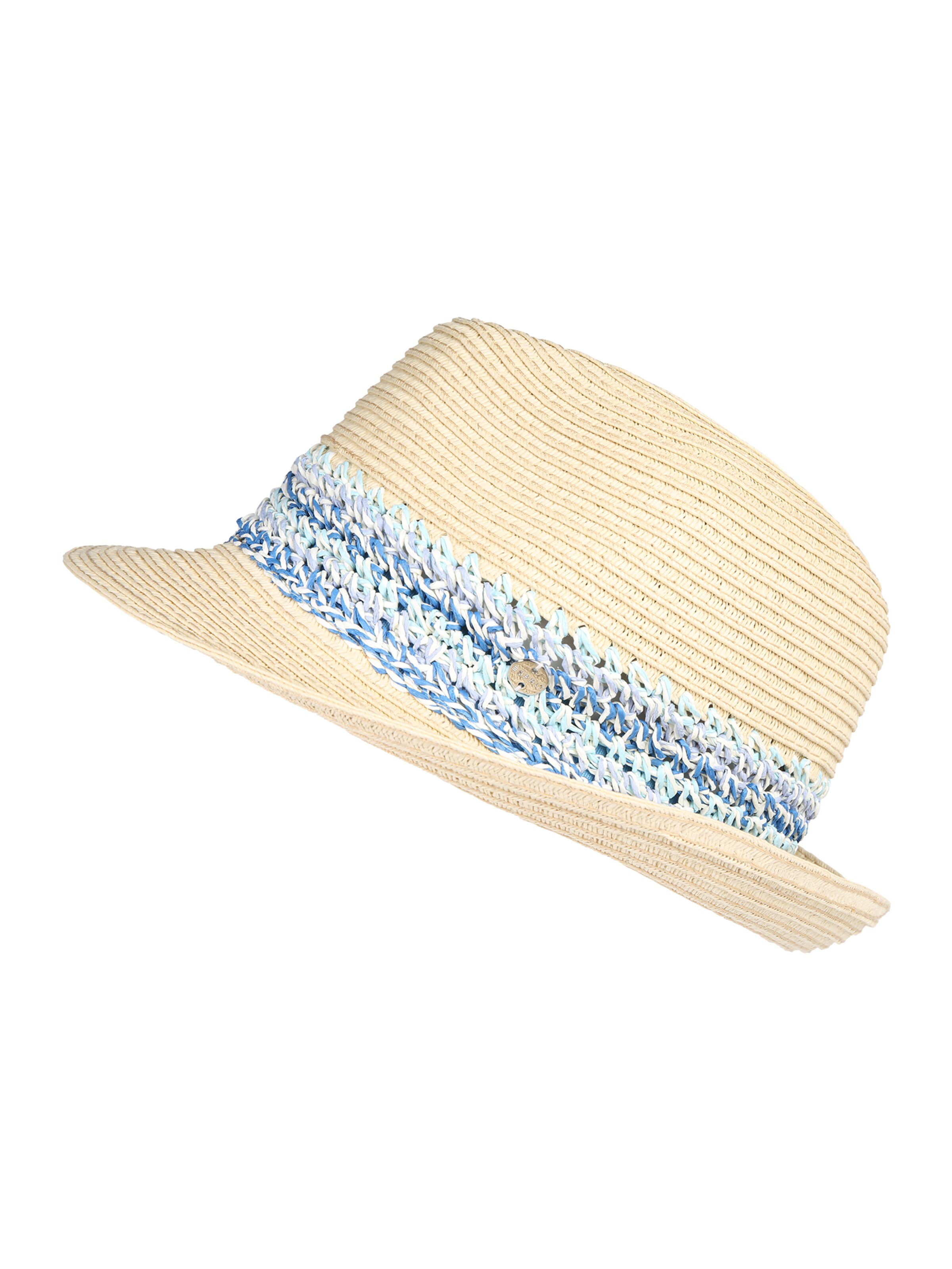 ESPRIT - Hoed 'CrochStrpTrillb' in de kleur Beige