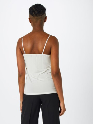 SOAKED IN LUXURY Top 'CLARA' in White: back