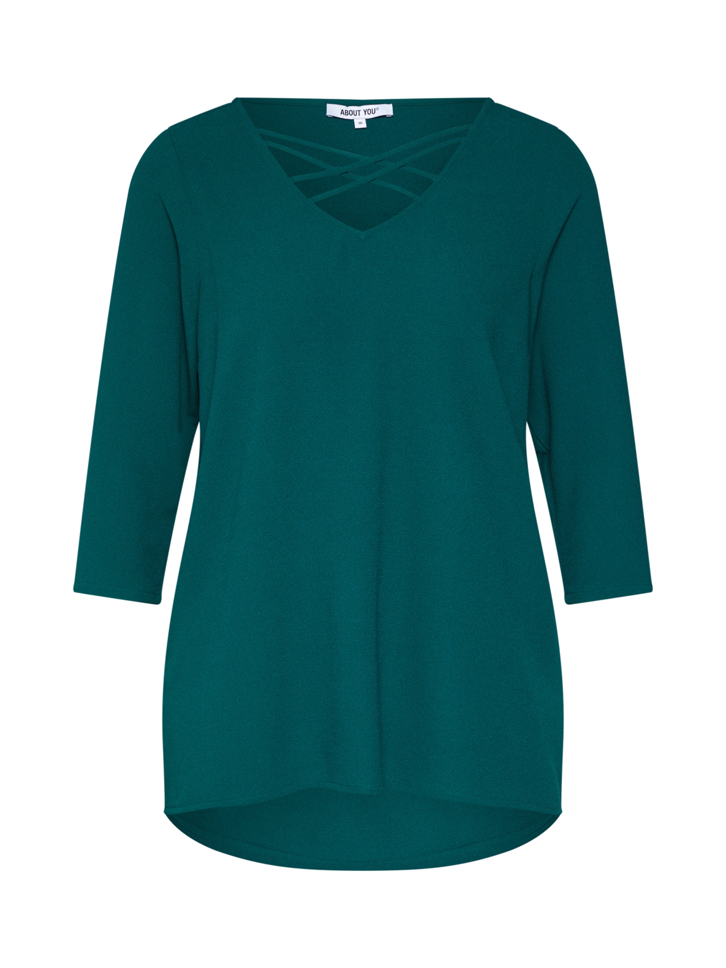 ABOUT YOU - Blouse 'Leila' in de kleur Smaragd