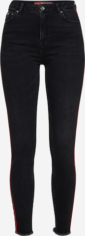 Superdry Skinny Jeans 'Sophia' in Zwart: voorkant