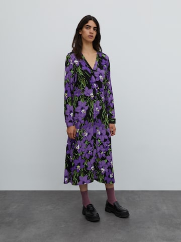 EDITED Shirt dress 'Sallie' in Purple