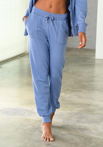 BENCH Tapered Pants in Blue: front