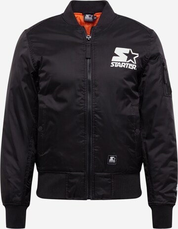 Starter Black Label Regular fit Prehodna jakna | črna barva: sprednja stran