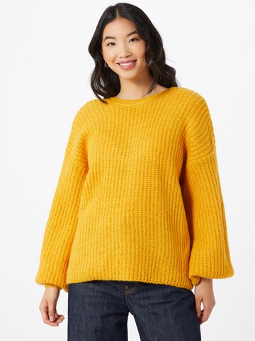 Y.A.S Sweater 'Paula' in Yellow: front