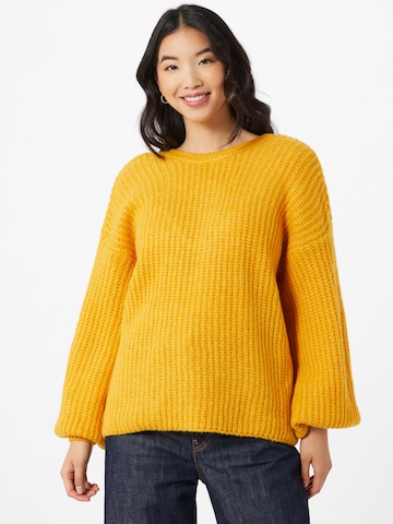 Y.A.S Sweater 'Paula' in Yellow: front