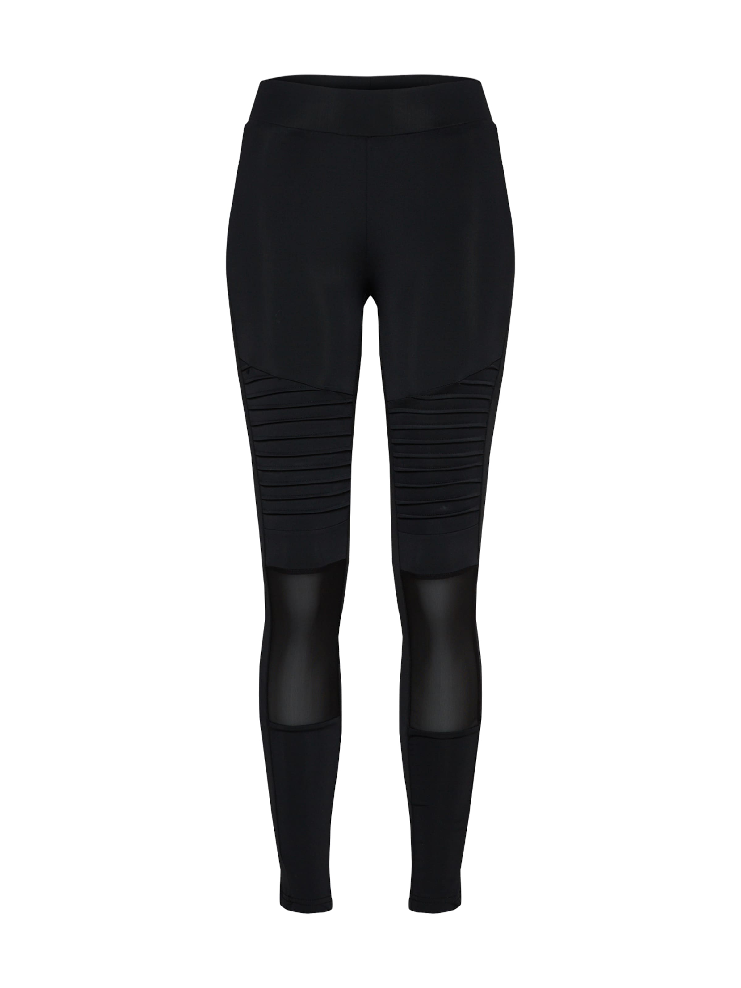 Urban Classics Skinny Κολάν σε μαύρο: μπροστά