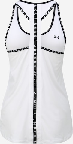 UNDER ARMOUR Αθλητικό τοπ 'Knockout' σε λευκό