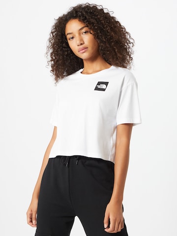 T-shirt THE NORTH FACE en blanc : devant