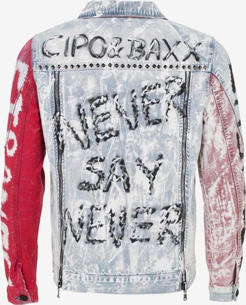 CIPO & BAXX Between-Season Jacket 'Diy' in Blue