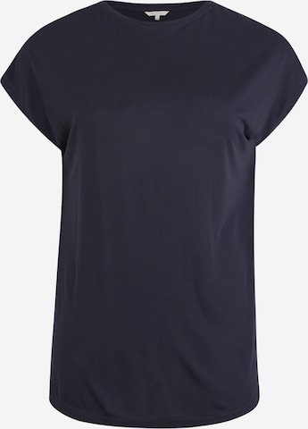 ONLY Carmakoma - Camiseta 'Flake' en azul: frente