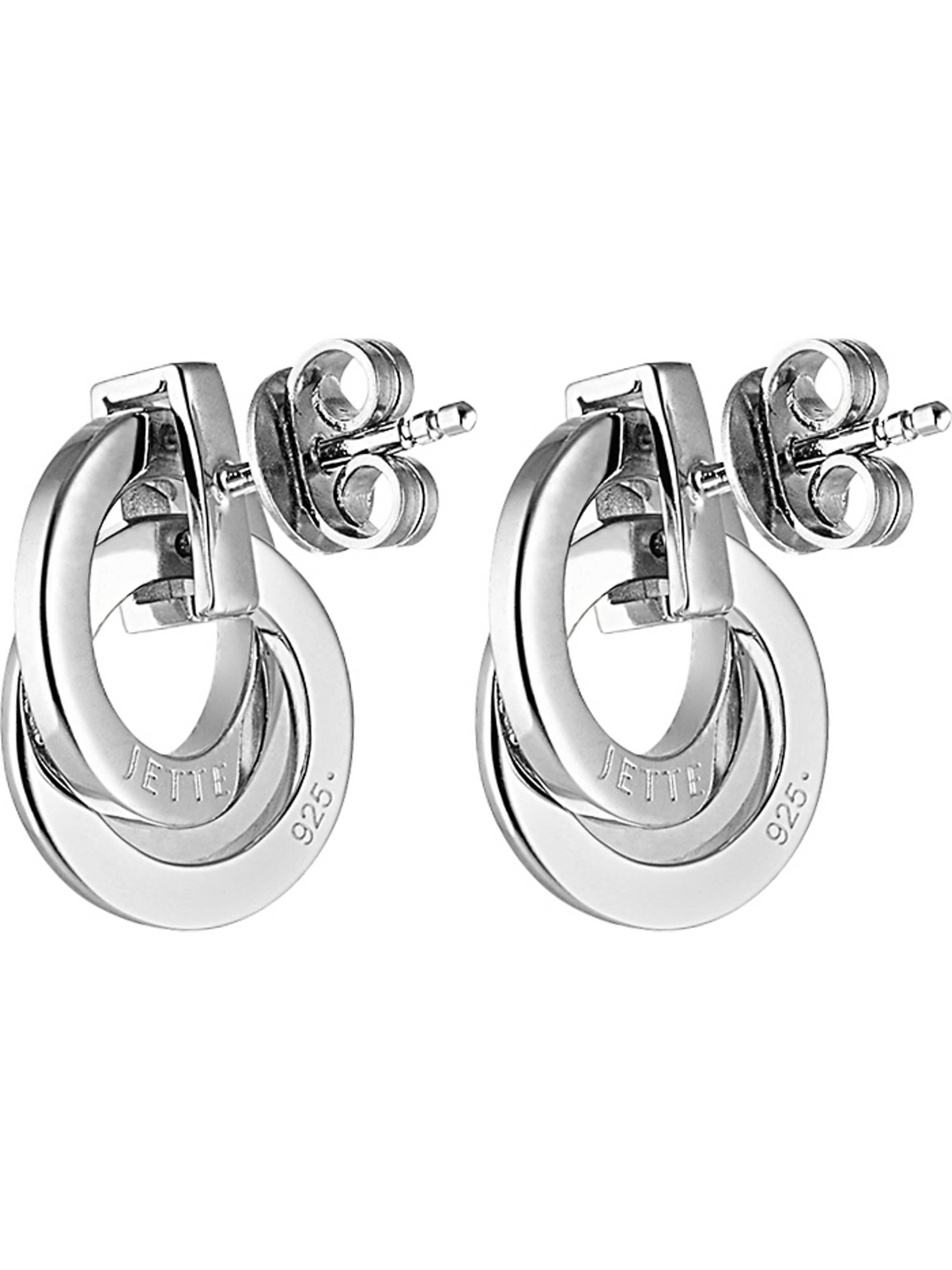 JETTE Ohrstecker 'Swing' in Silber