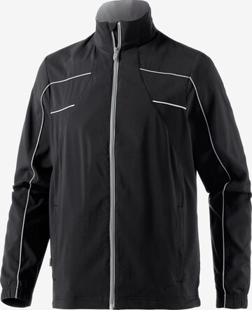 JOY SPORTSWEAR Athletic Jacket 'Keith' in Black: front