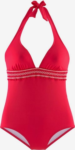 LASCANA Swimsuit in Red: front