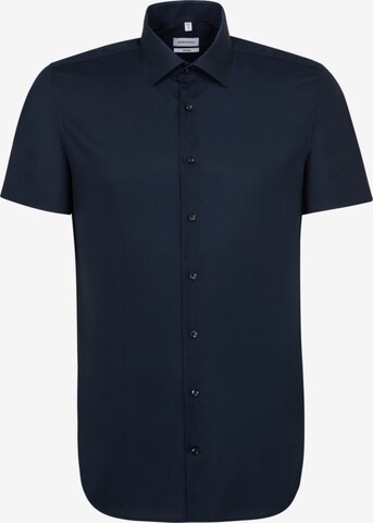 Coupe slim Chemise SEIDENSTICKER en bleu : devant