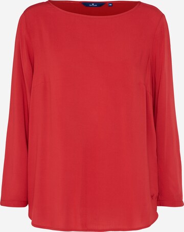 TOM TAILOR Blouse in Rood: voorkant