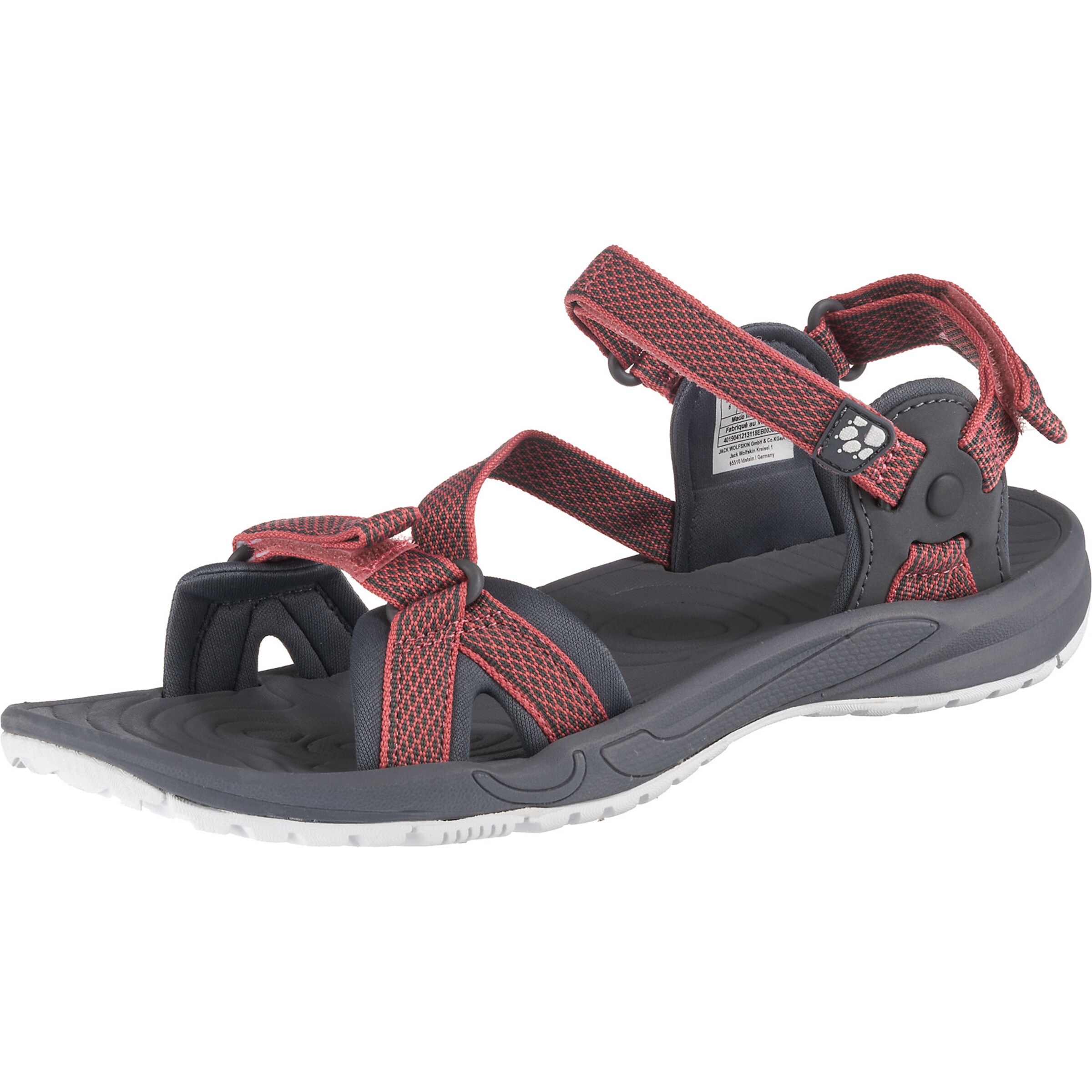 JACK WOLFSKIN - Sandaal 'Lakewood Ride' in de kleur Framboos