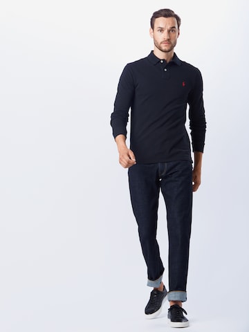 Coupe slim T-Shirt Polo Ralph Lauren en noir
