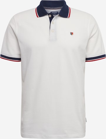 JACK & JONES Poloshirt 'Bluwin' in Weiß: predná strana