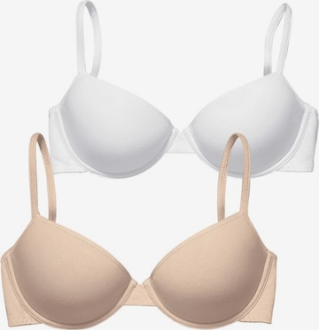 PETITE FLEUR Push-up Podprsenka – béžová: přední strana