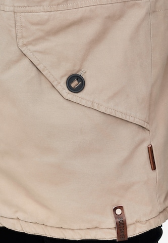 INDICODE JEANS Winter Parka 'Fann' in Beige