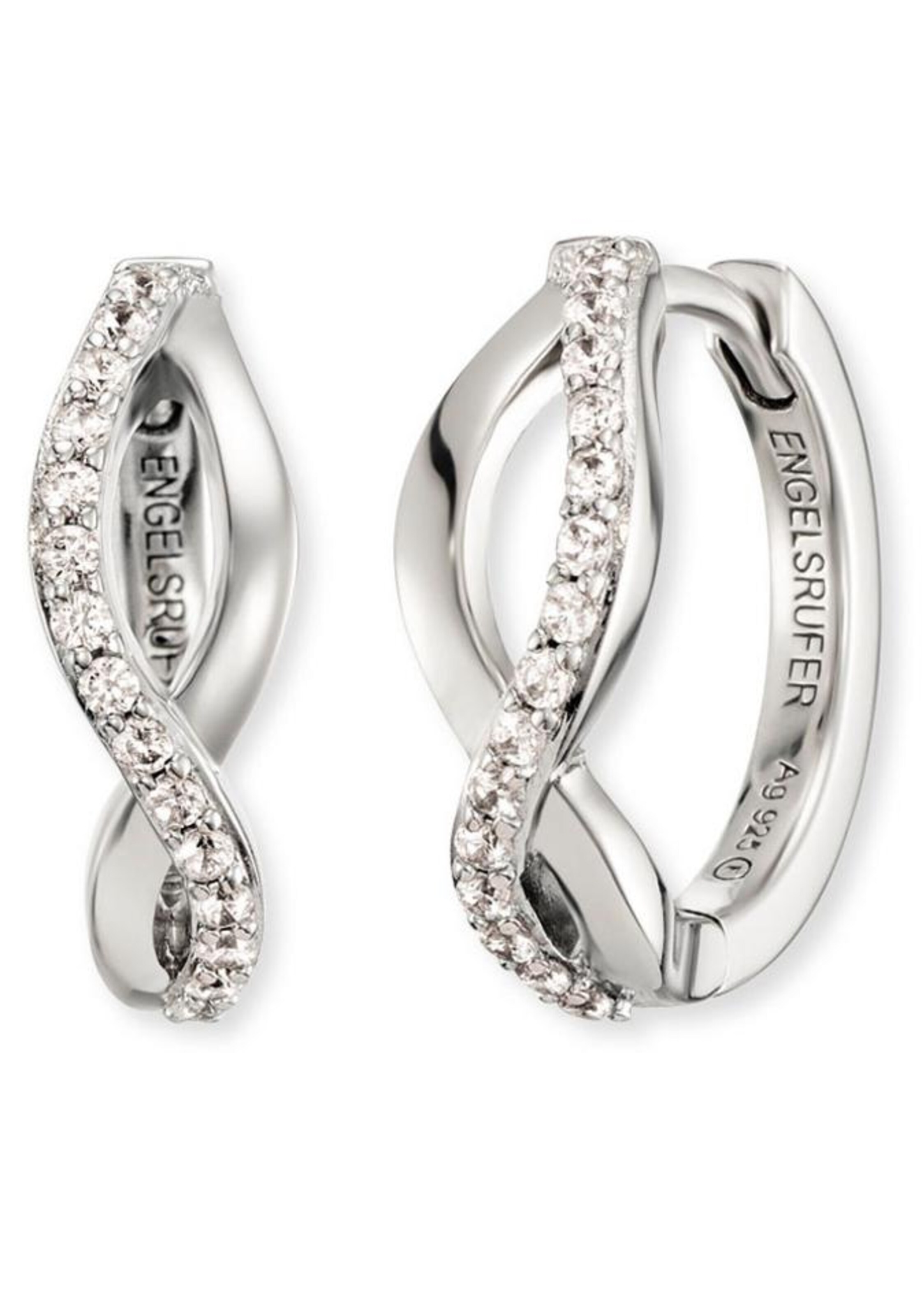 Engelsrufer Earrings 'Paradise' in Silver: front