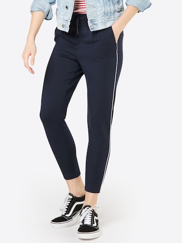 ONLY Slim fit Pleat-front trousers 'ONLPoptrash' in Blue: front
