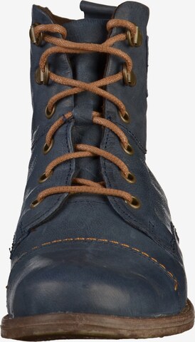 JOSEF SEIBEL Lace-Up Ankle Boots in Blue