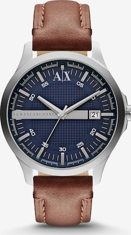 Emporio Armani Analoog horloge in Bruin: voorkant