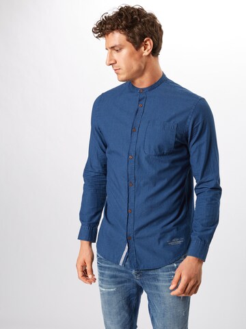 JACK & JONES Slim Fit Hemd in Blau