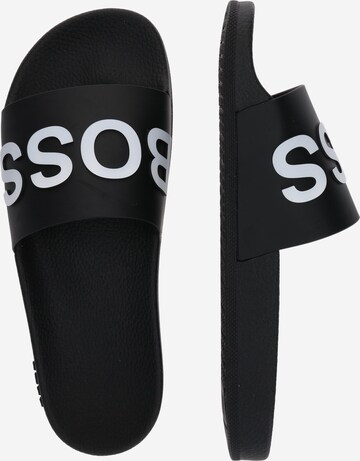 BOSS Orange - Sapato aberto 'Bay Slid' em preto