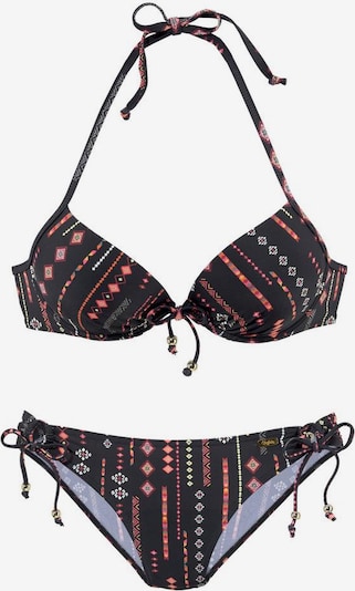 BUFFALO Bikini en mélange de couleurs / noir, Vue avec produit