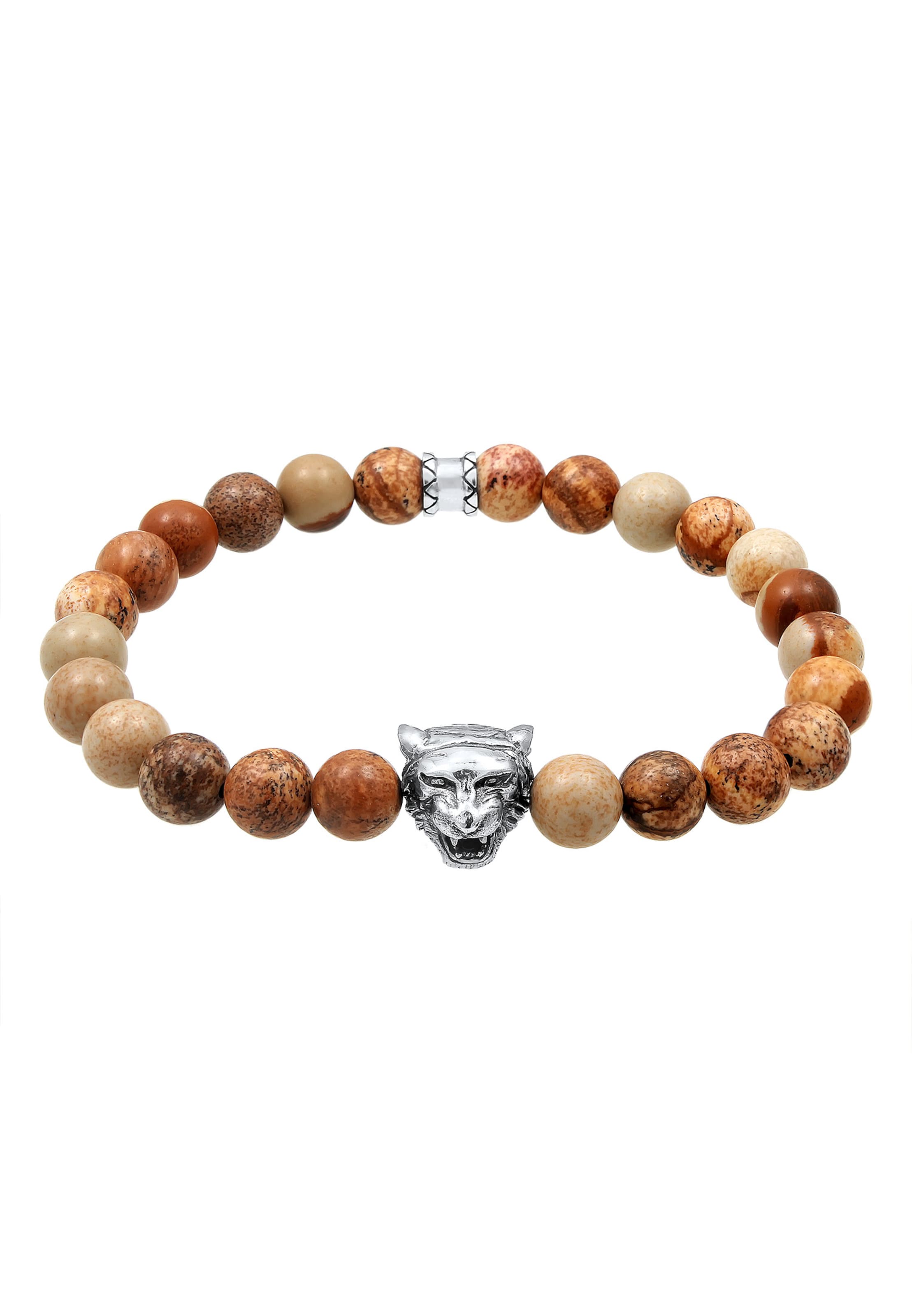 Bracelet 'Tiger' KUZZOI en marron : devant