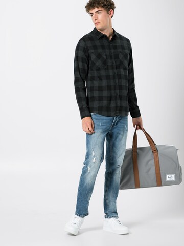 Urban Classics Regular Fit Hemd in Grau