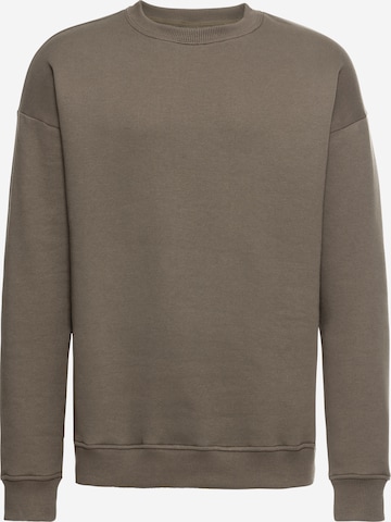 Sweat-shirt 'Crewneck' Urban Classics en vert : devant