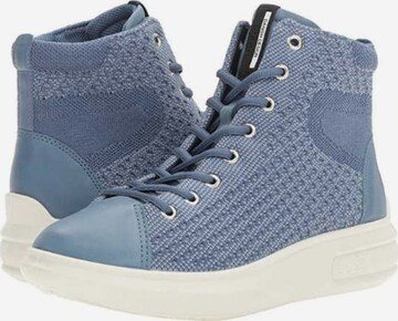 ECCO Sneakers hoog in Blauw