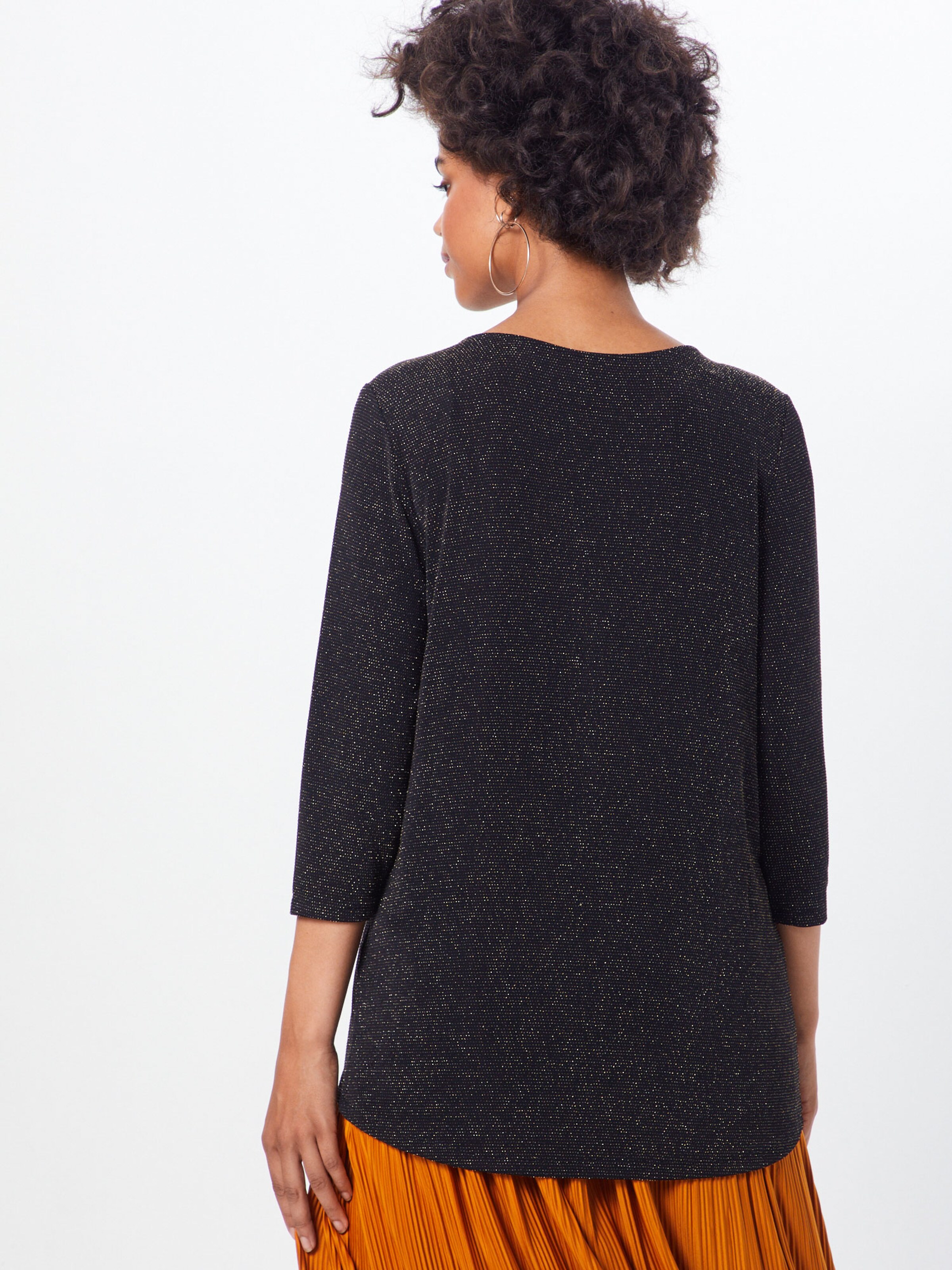 ONLY Shirt 'QUEEN' in gold / schwarz: Rückansicht