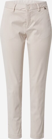 Coupe slim Pantalon chino Herrlicher en beige : devant